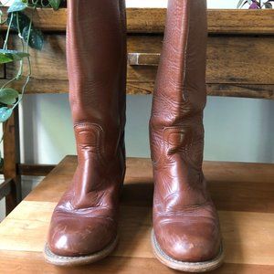 Frye like Tall Vintage Leather Riding-esque Boots